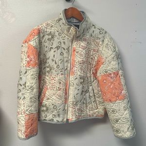 7 For All Mankind Quilted Paisley Jacket